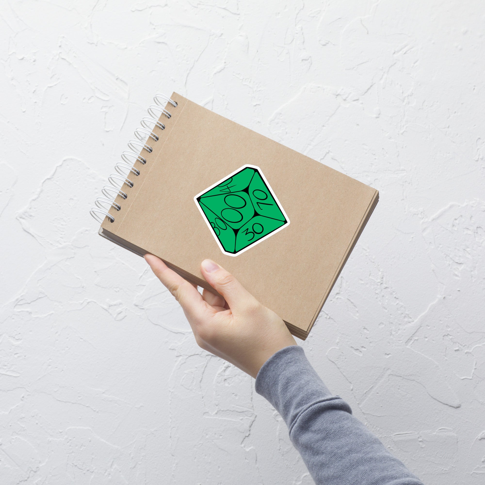D100 (Green) - Bubble-free stickers