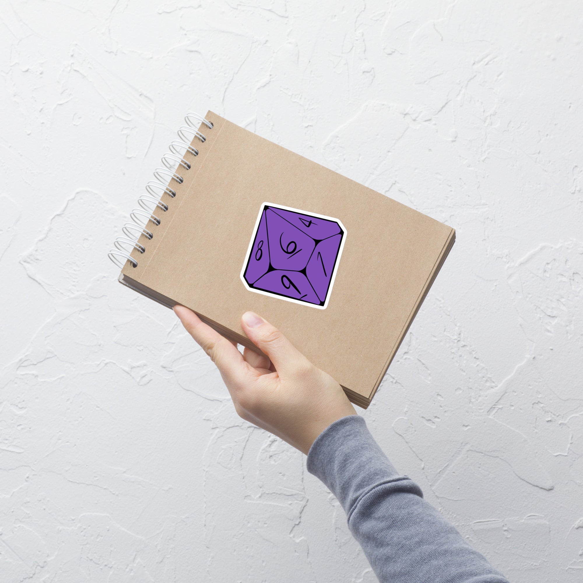 D10 (Purple) - Bubble-free stickers