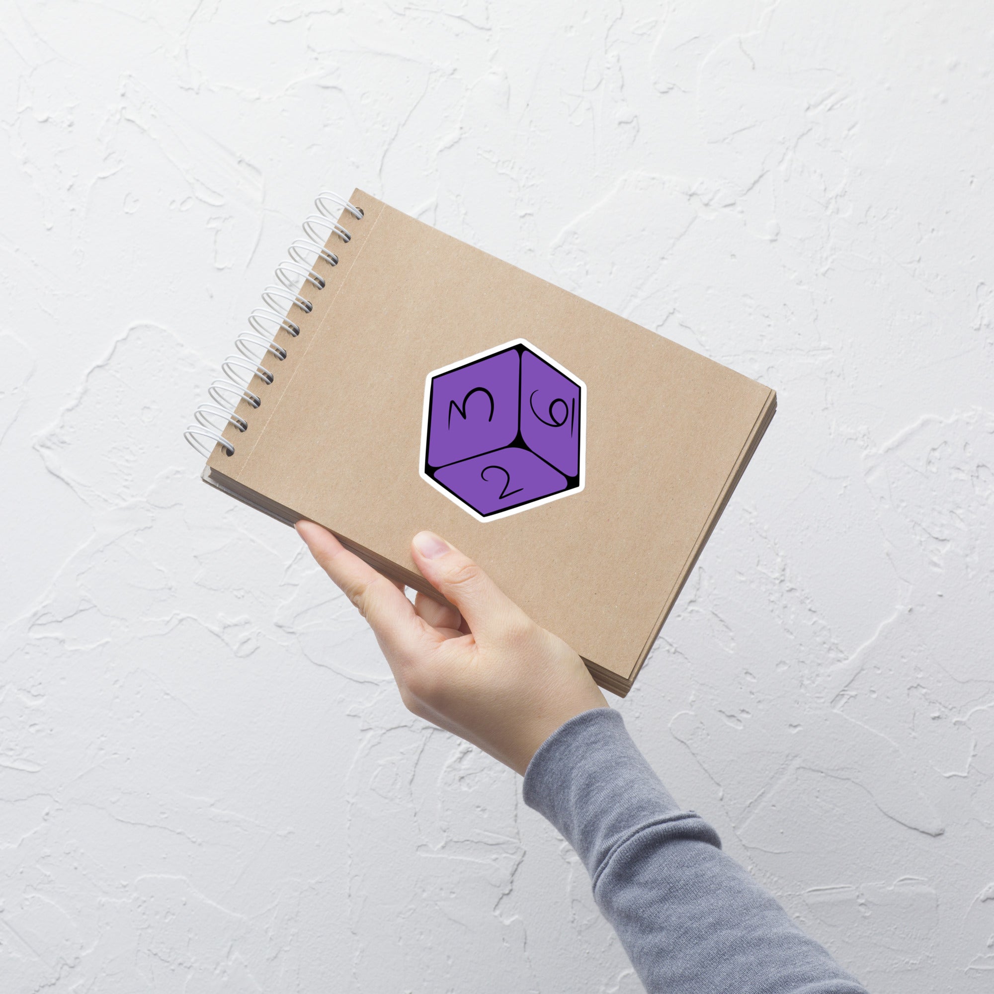 D6 (Purple) - Bubble-free stickers