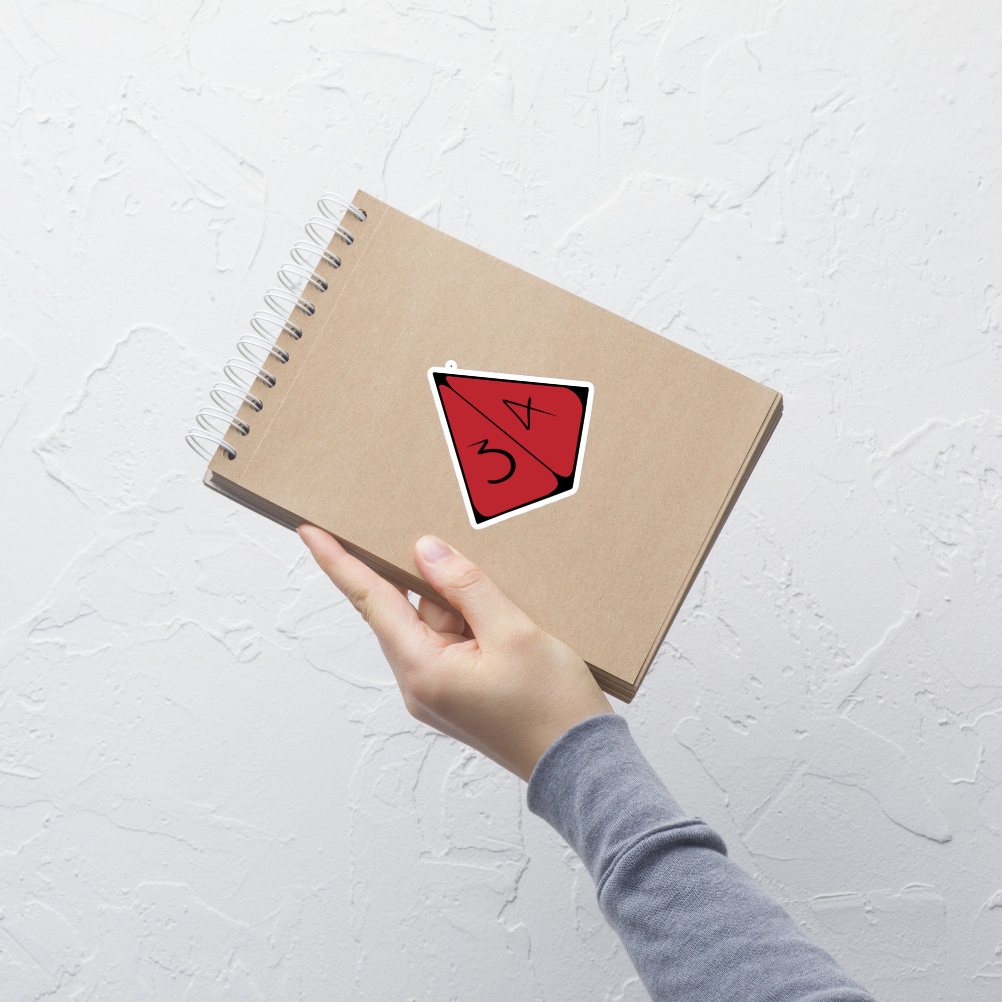 D4 (Red) - Bubble-free stickers