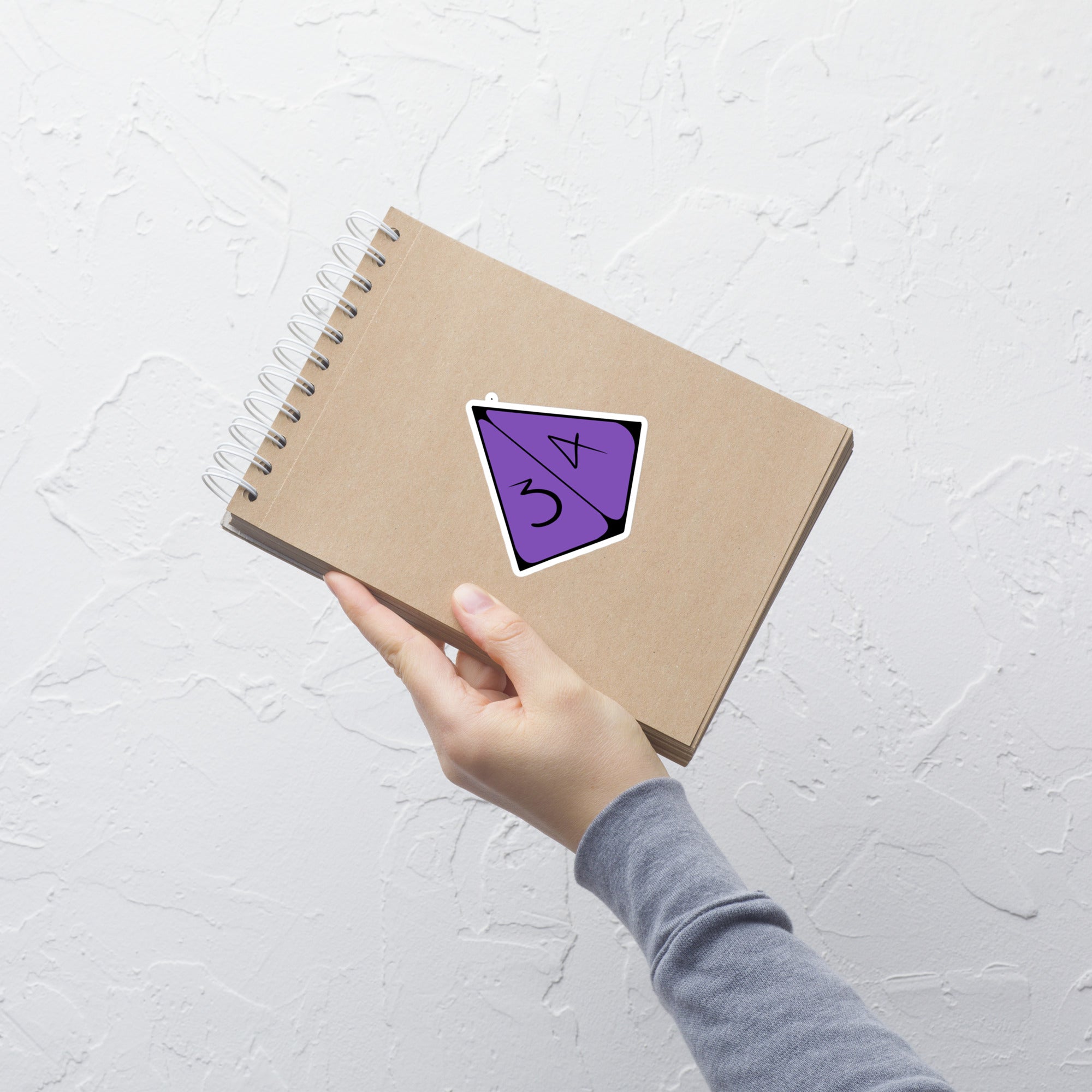 D4 (Purple) - Bubble-free stickers