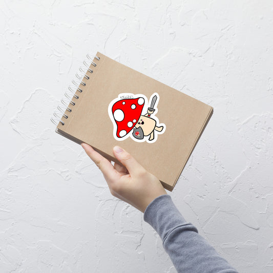 Fighter Mushroom - Bubble-free stickers