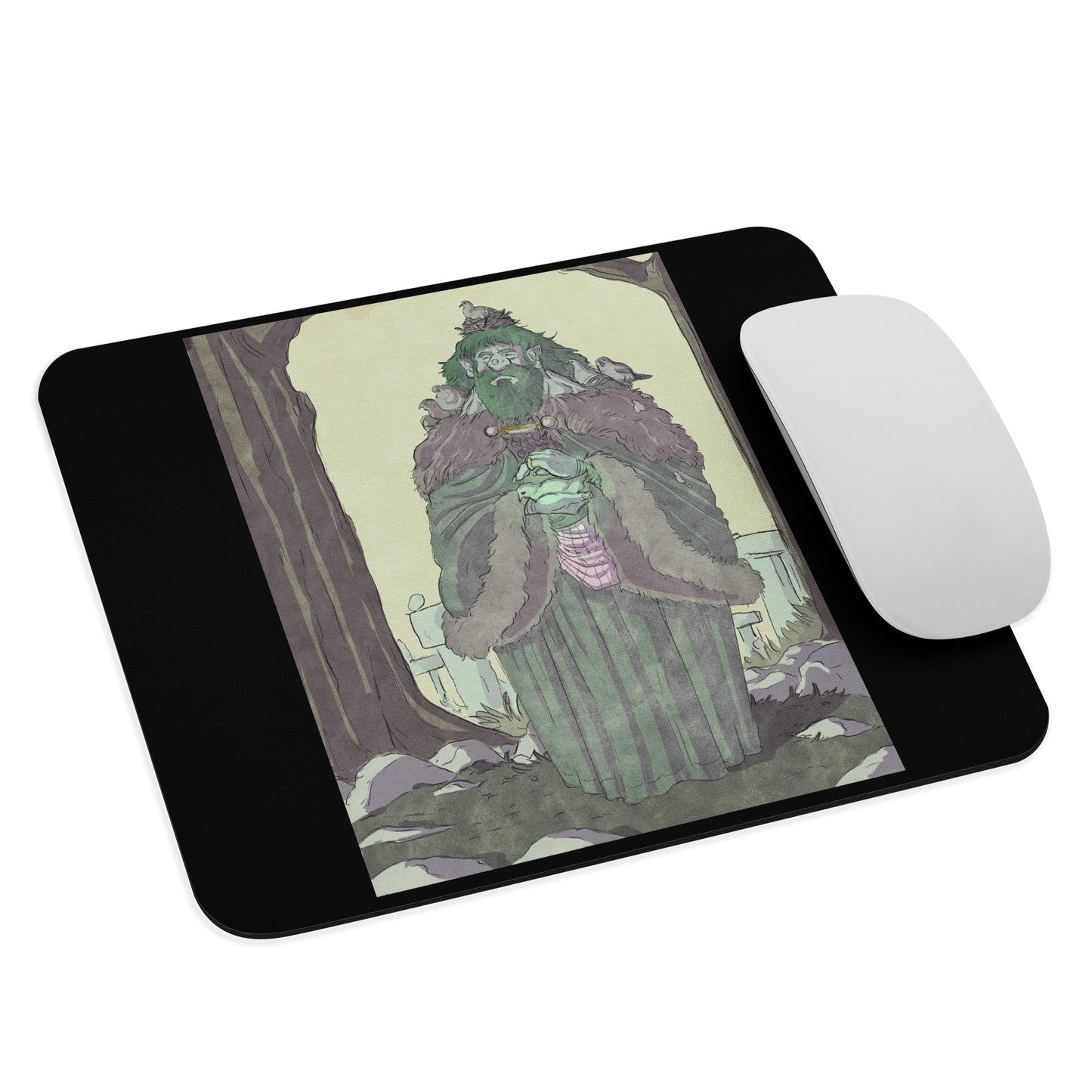 Druid by Sacha Ravenda - Mouse pad