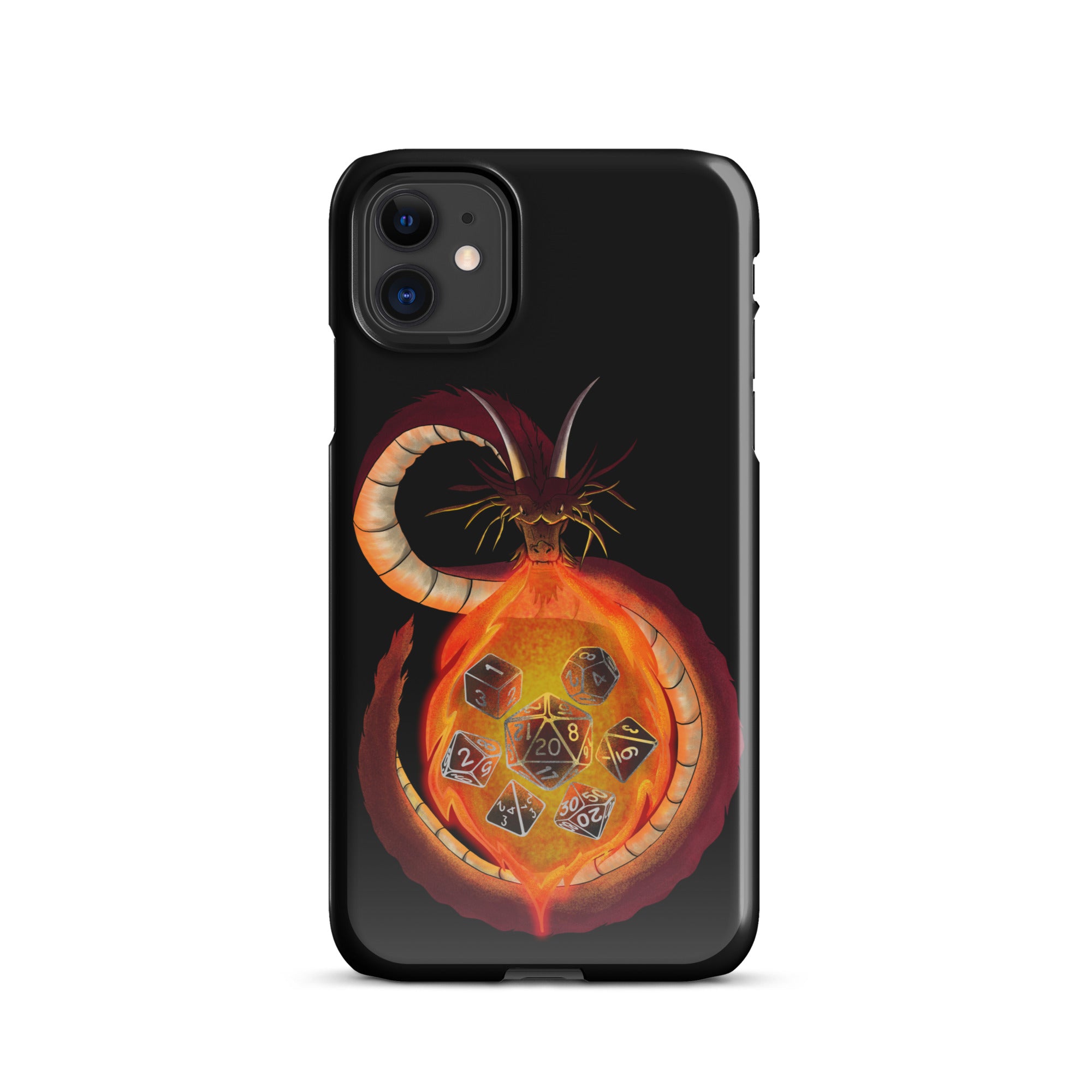 Dragon Forged Dice - Black Snap case for iPhone®