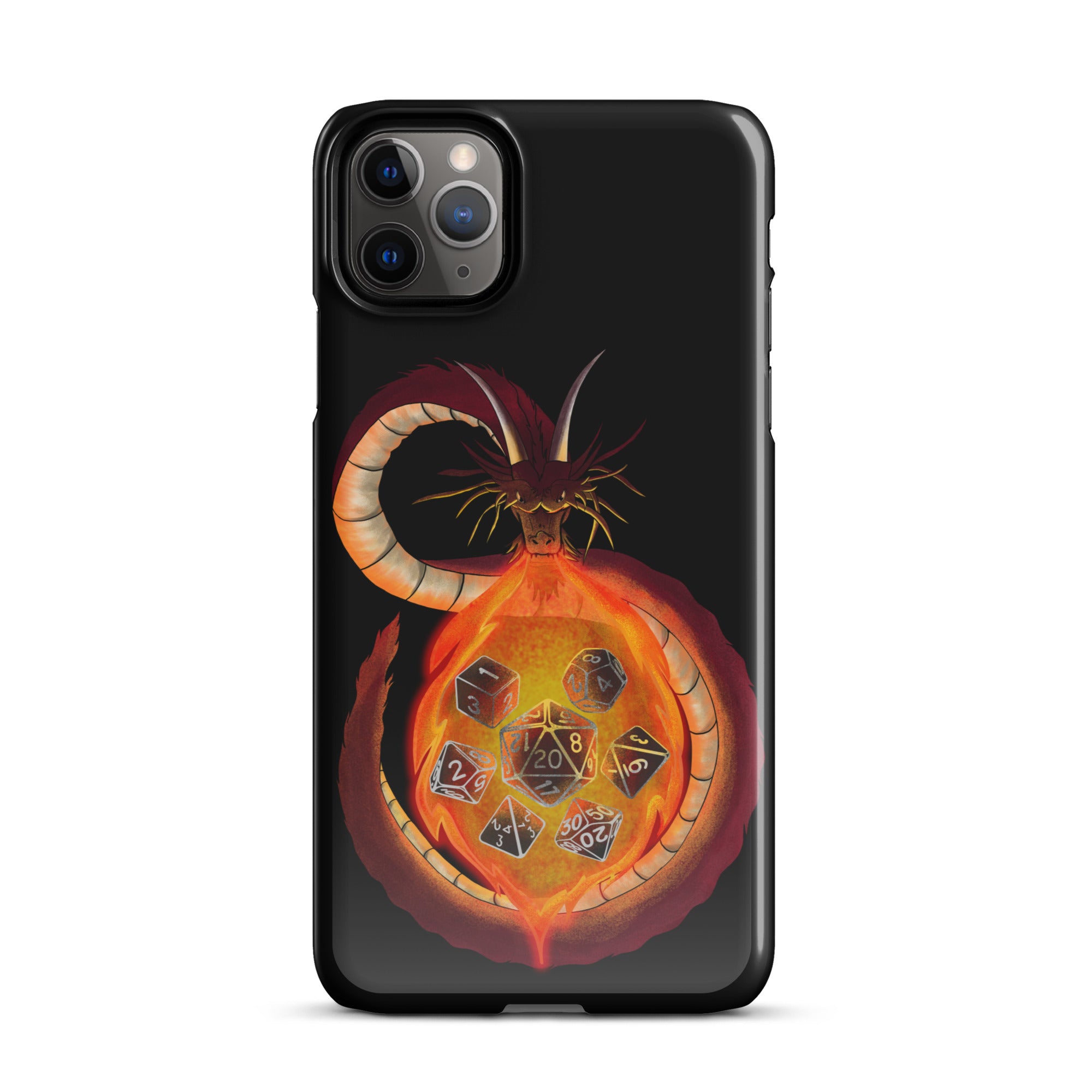 Dragon Forged Dice - Black Snap case for iPhone®