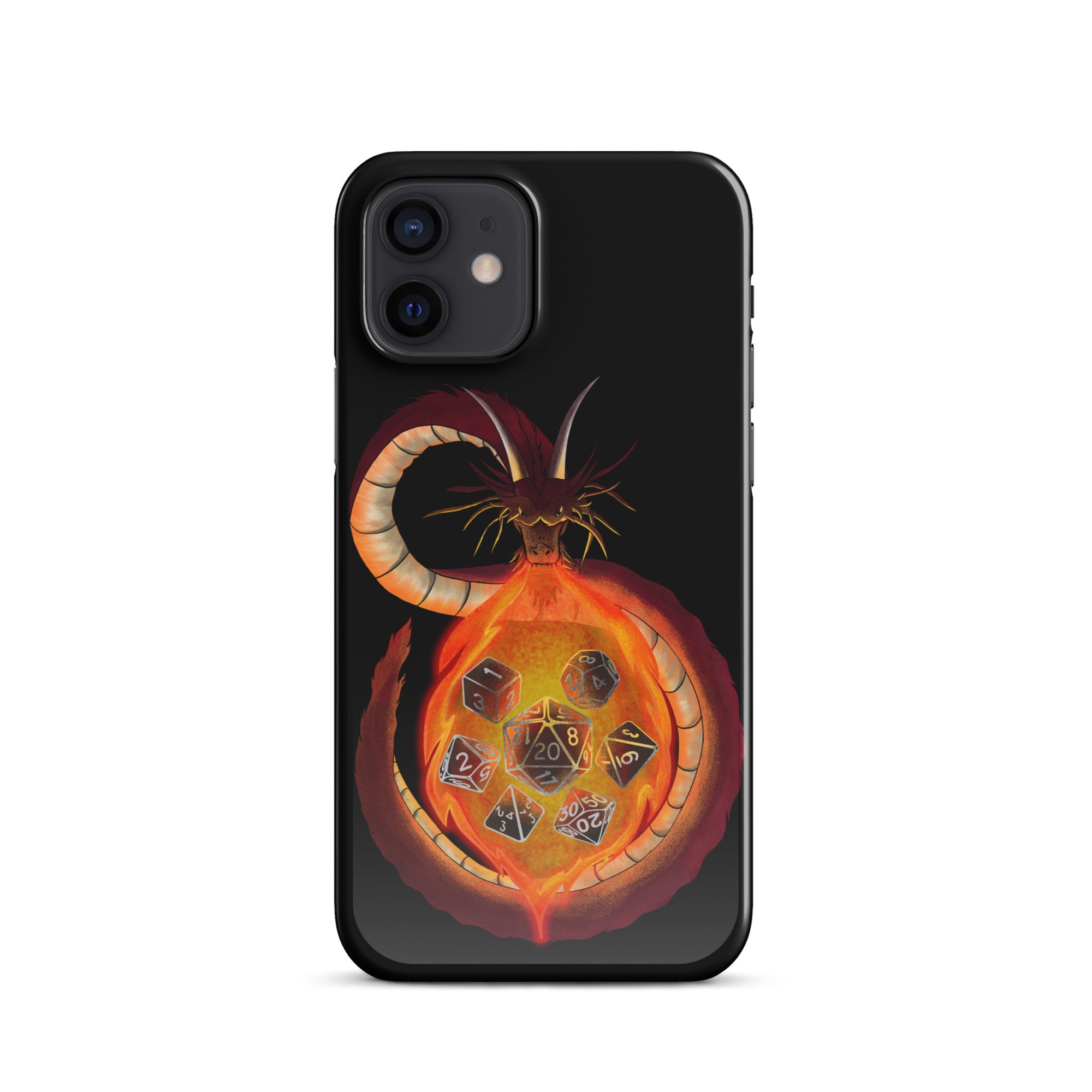 Dragon Forged Dice - Black Snap case for iPhone®
