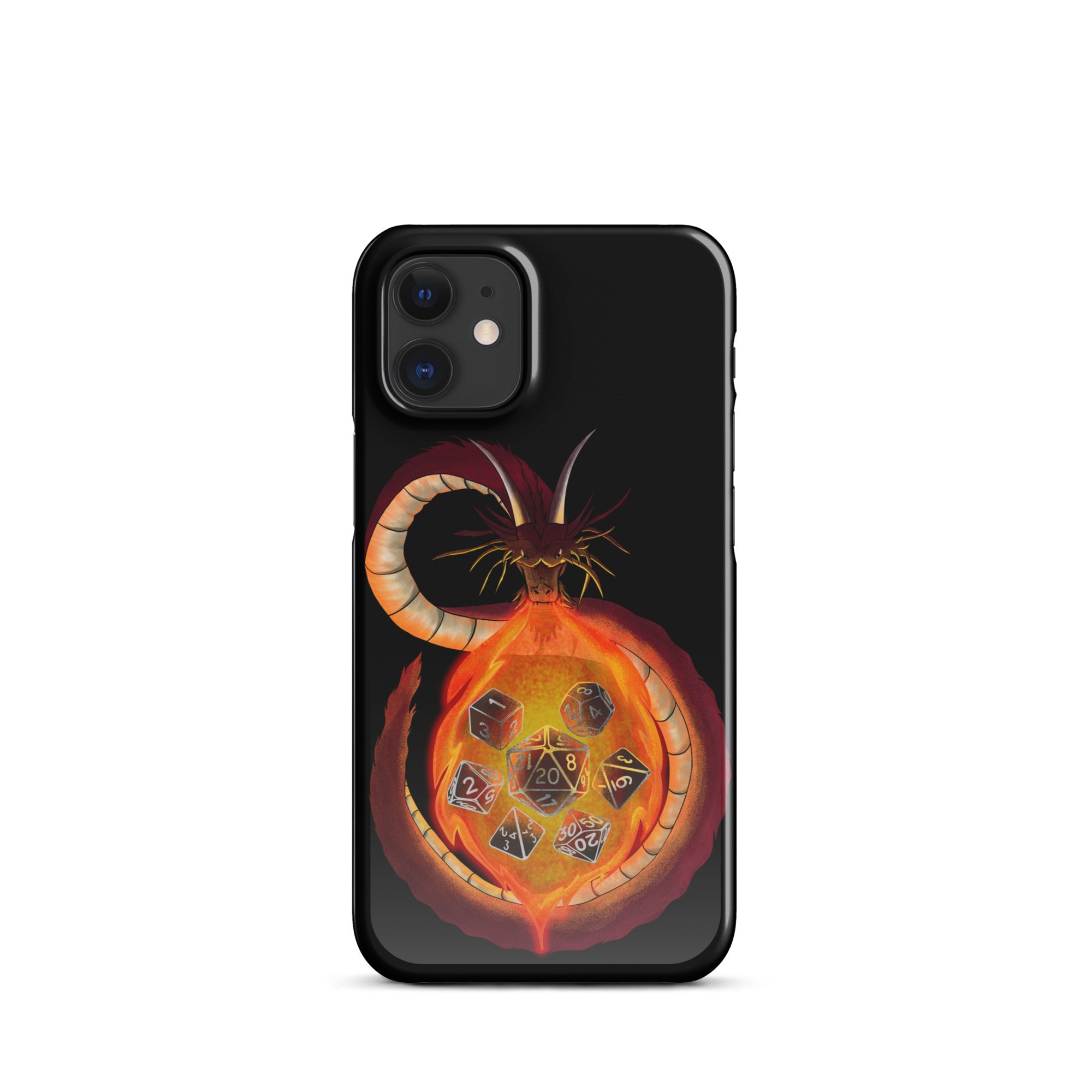 Dragon Forged Dice - Black Snap case for iPhone®