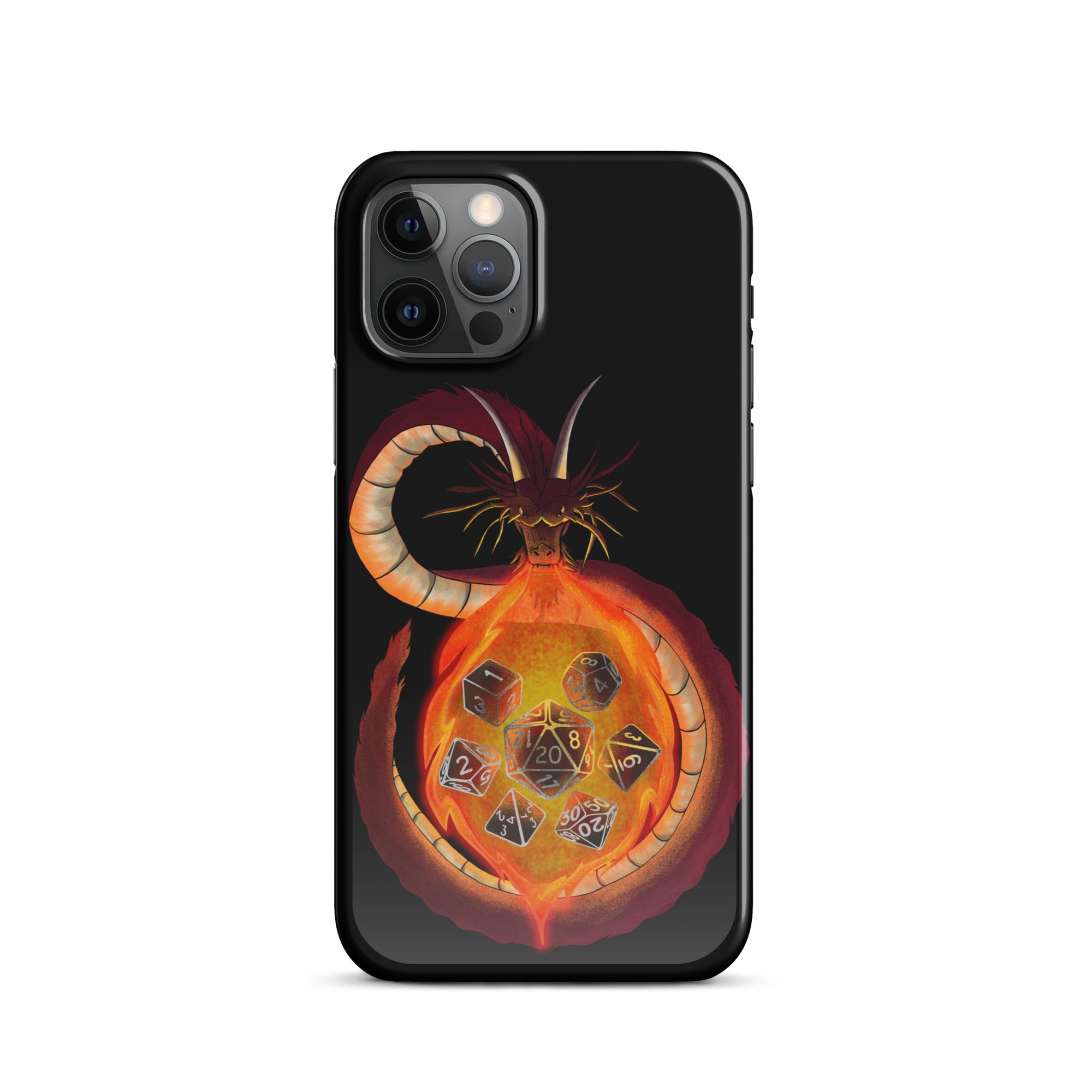 Dragon Forged Dice - Black Snap case for iPhone®