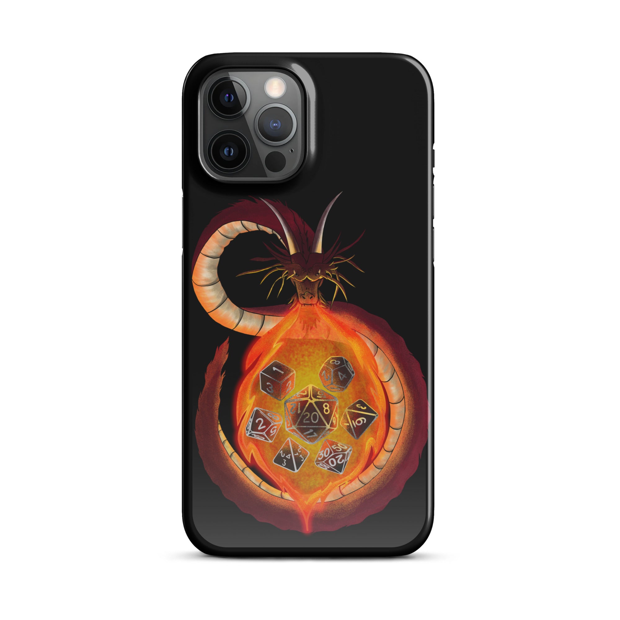 Dragon Forged Dice - Black Snap case for iPhone®