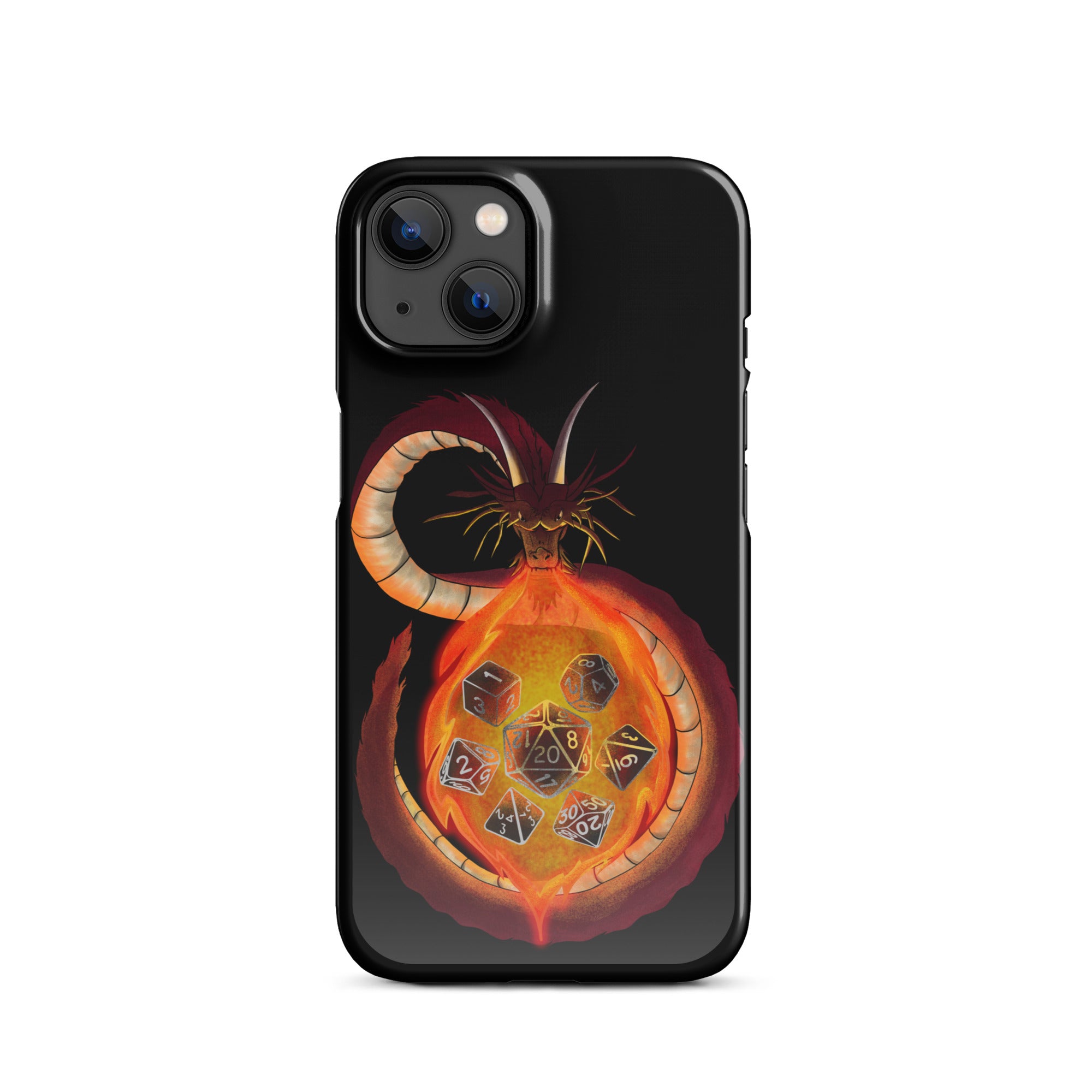 Dragon Forged Dice - Black Snap case for iPhone®