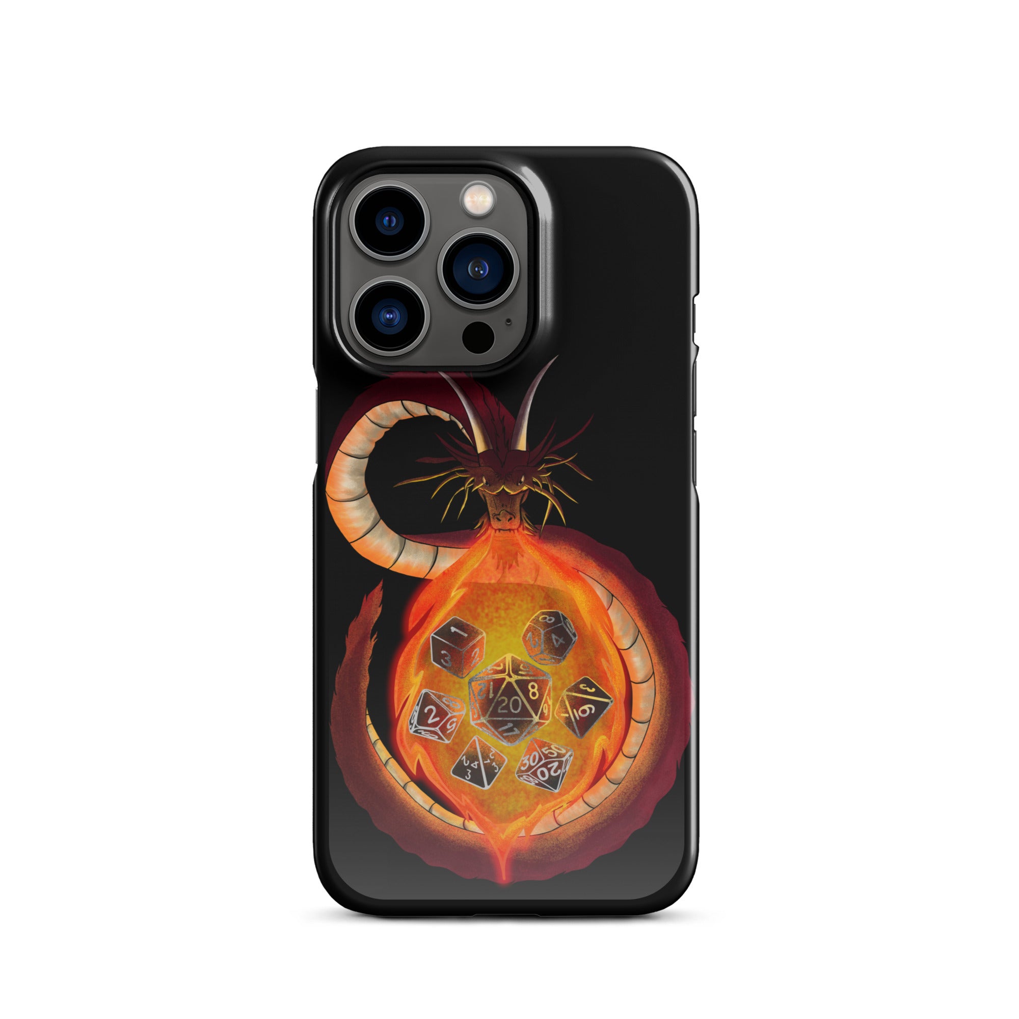 Dragon Forged Dice - Black Snap case for iPhone®
