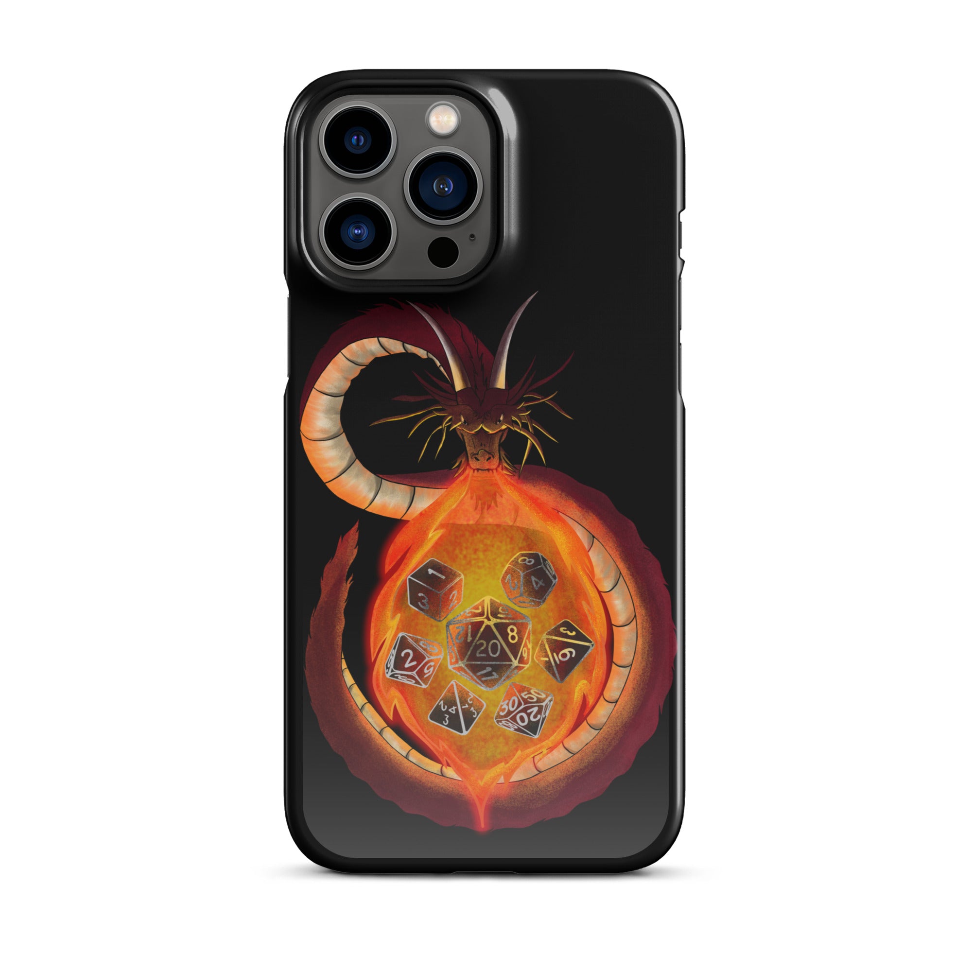 Dragon Forged Dice - Black Snap case for iPhone®