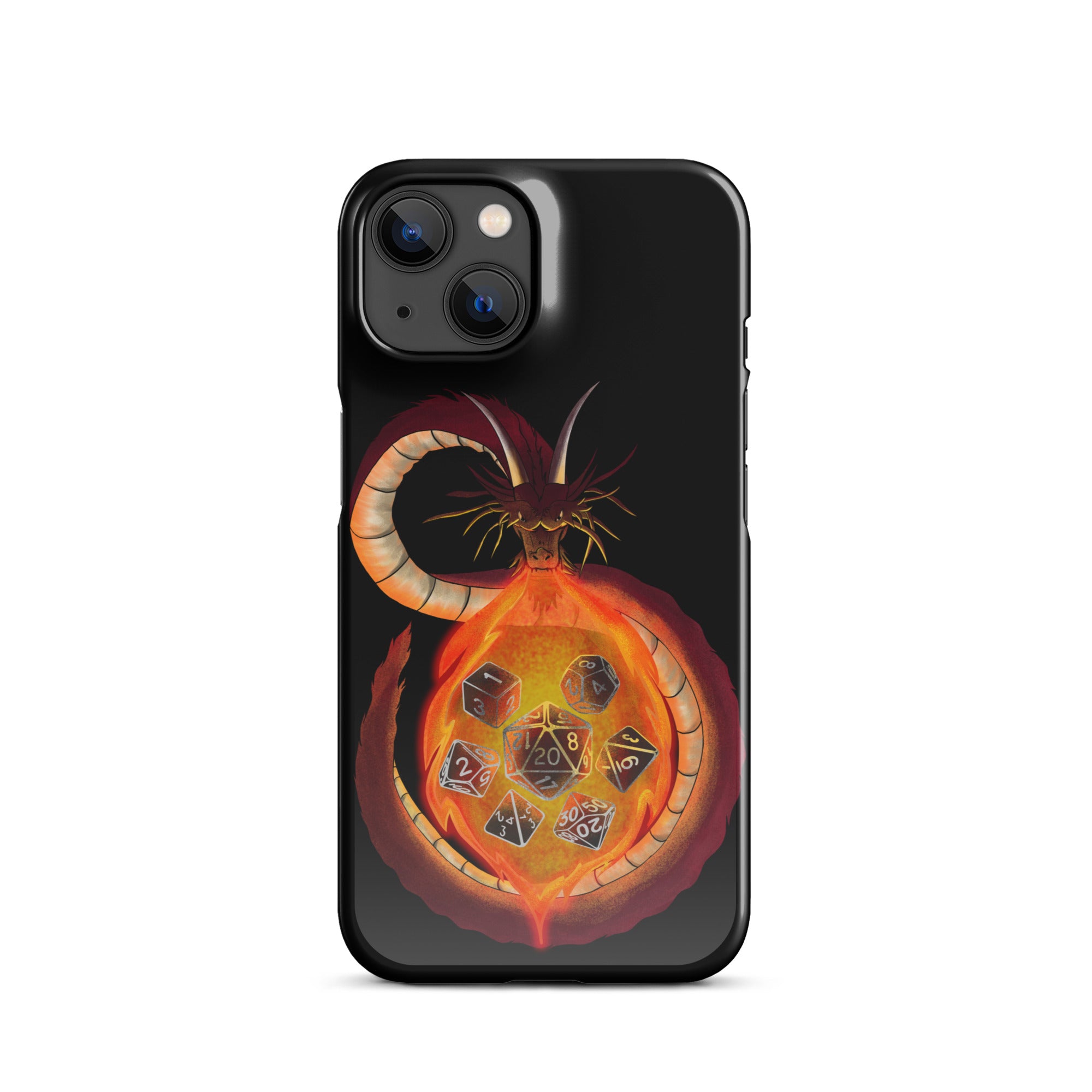 Dragon Forged Dice - Black Snap case for iPhone®