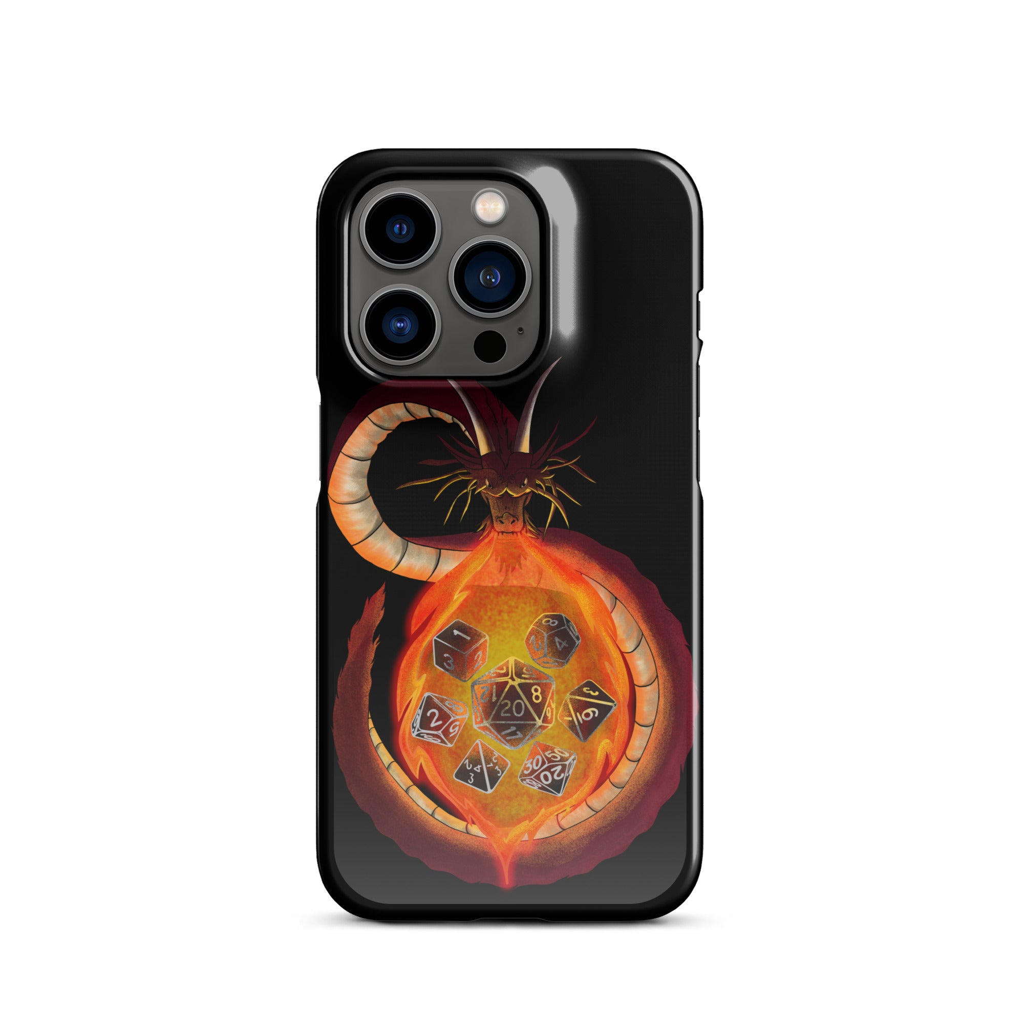 Dragon Forged Dice - Black Snap case for iPhone®