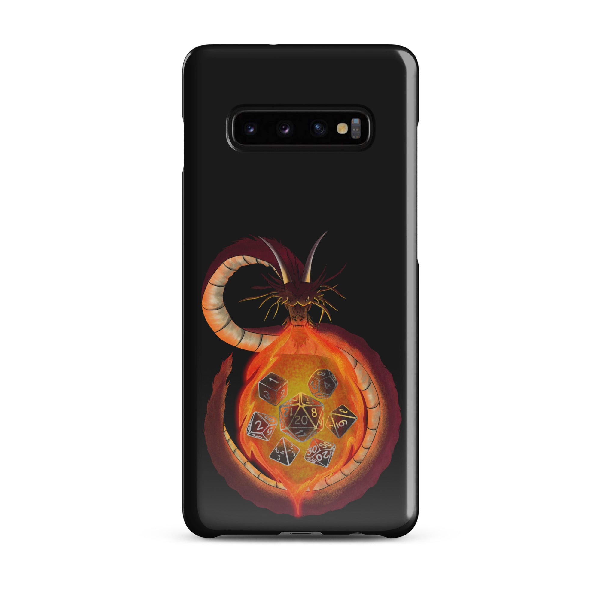 Dragon Forged Dice - Black Snap case for Samsung®