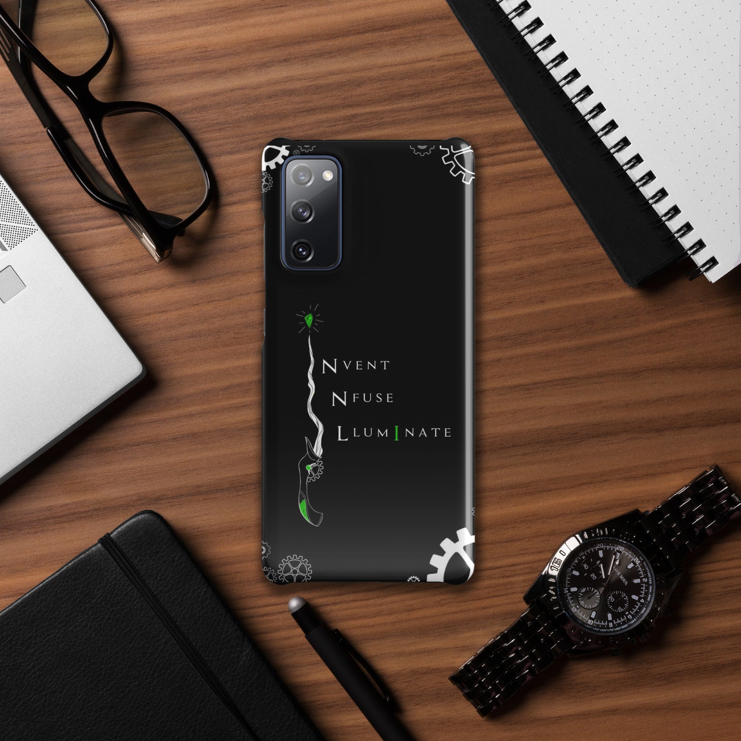 Invent, Infuse, Illuminate - Black Snap case for Samsung®