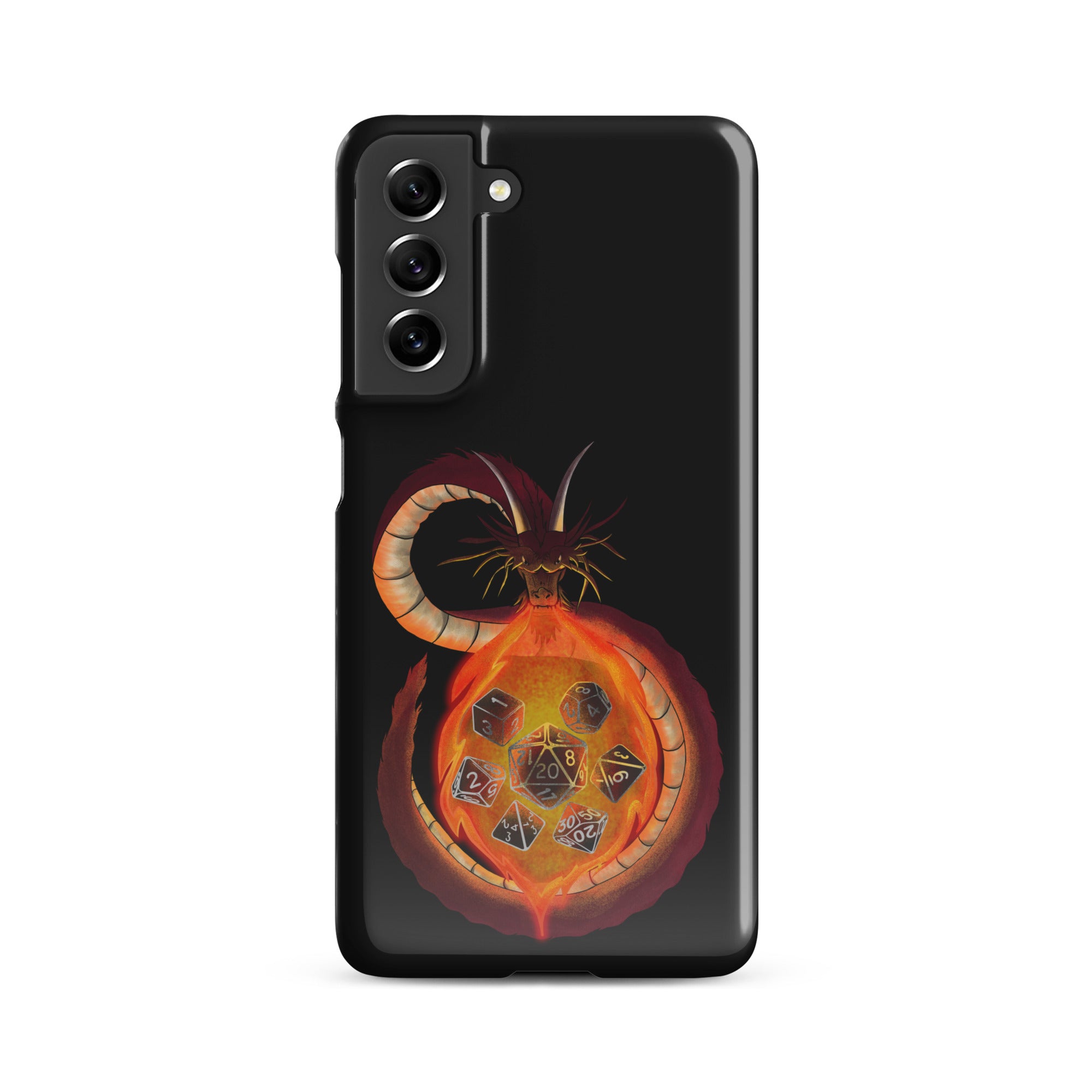 Dragon Forged Dice - Black Snap case for Samsung®