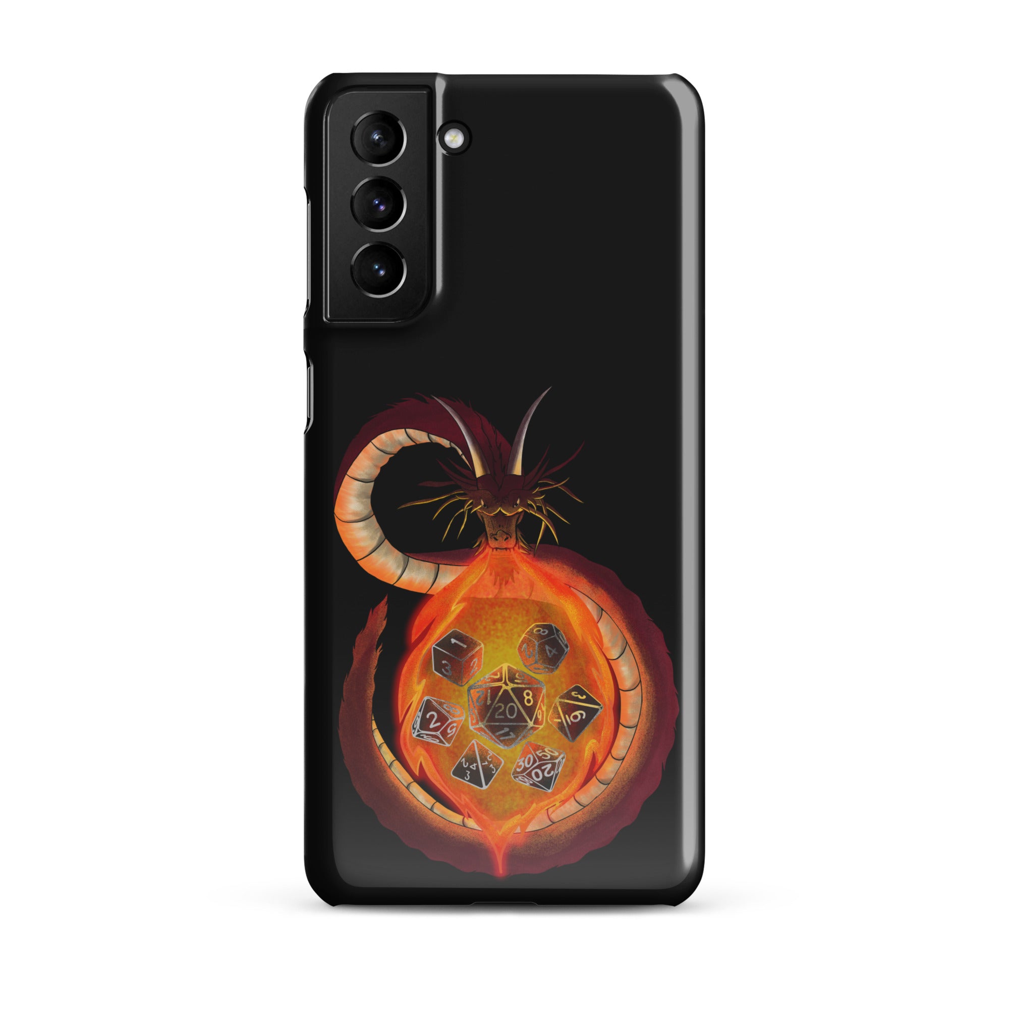 Dragon Forged Dice - Black Snap case for Samsung®