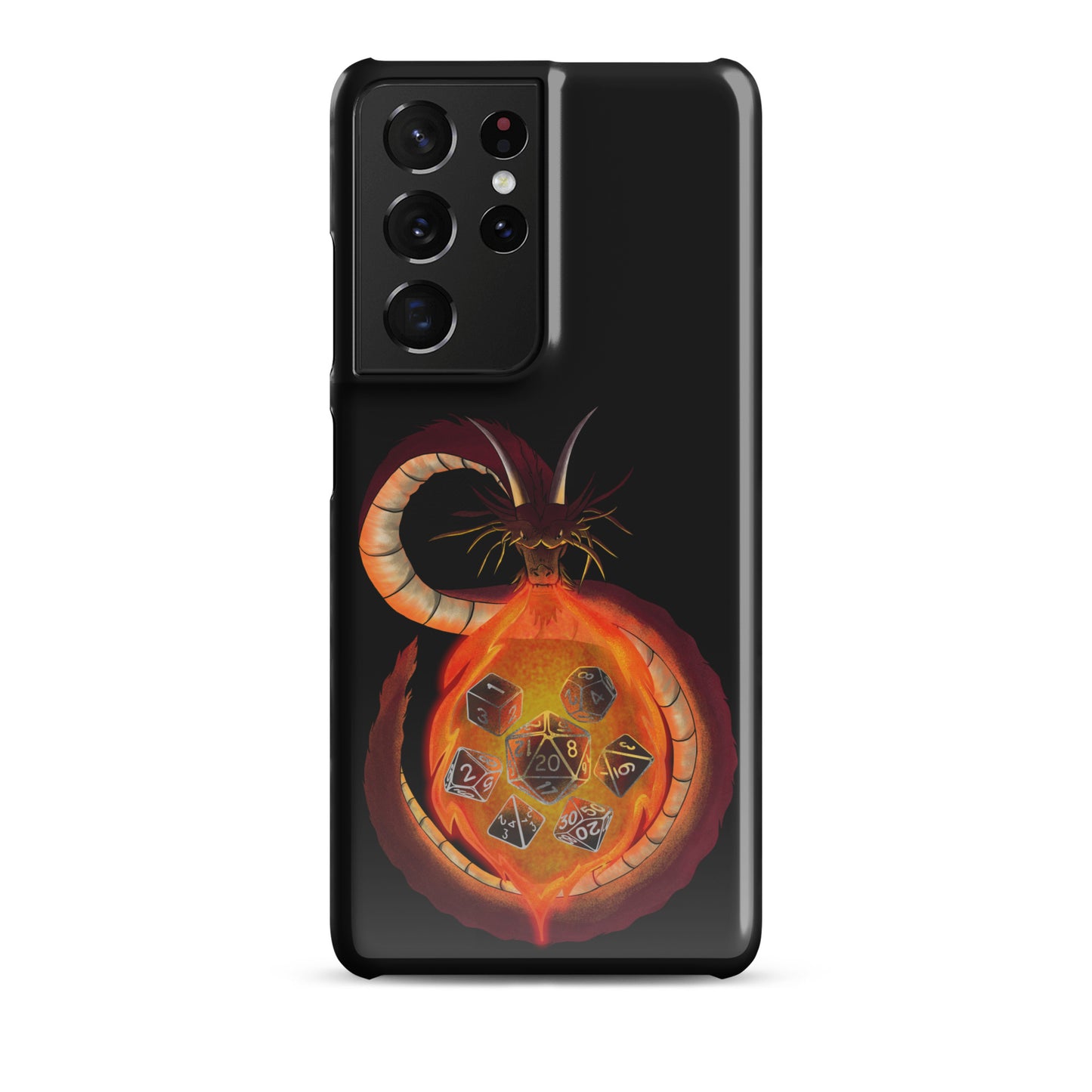 Dragon Forged Dice - Black Snap case for Samsung®