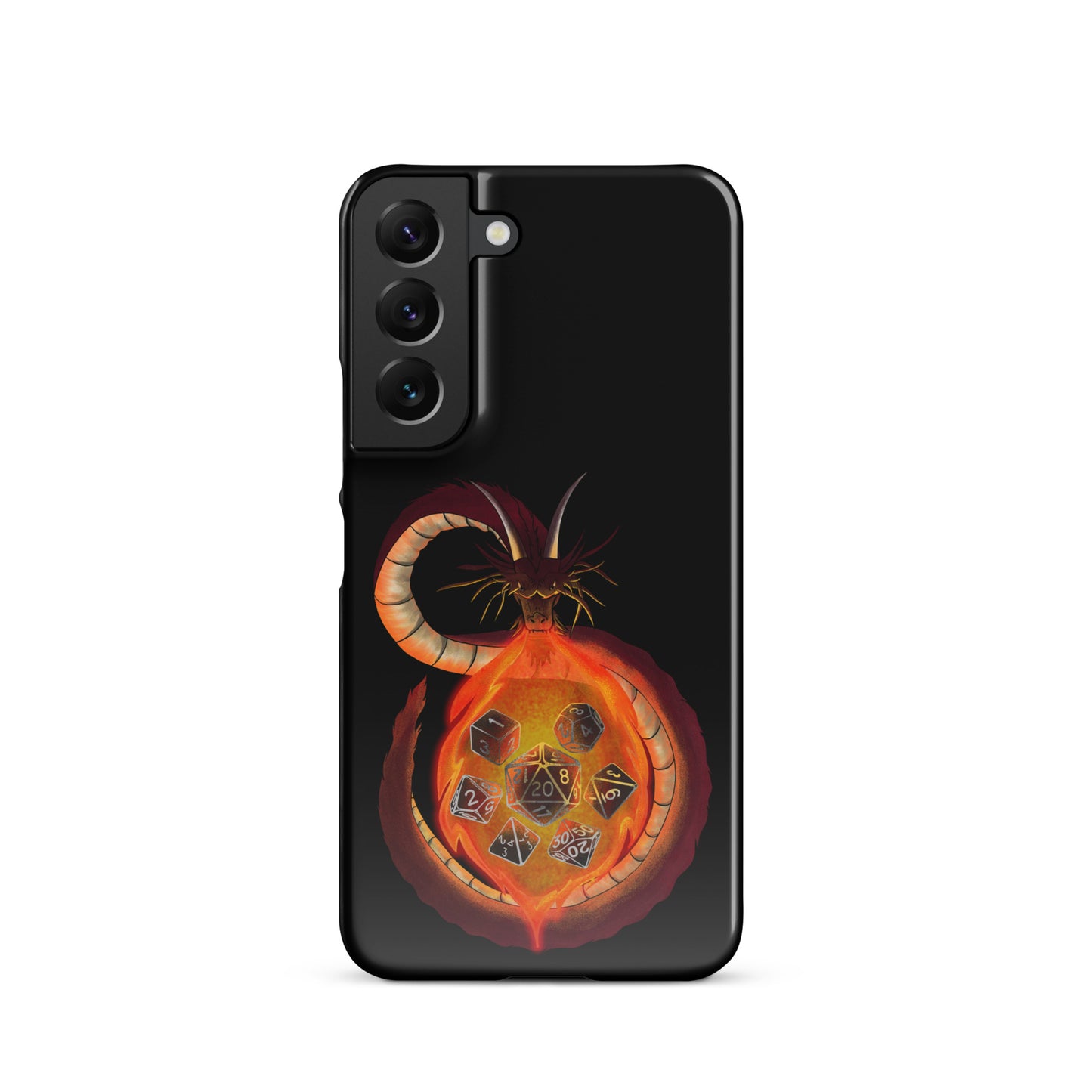 Dragon Forged Dice - Black Snap case for Samsung®