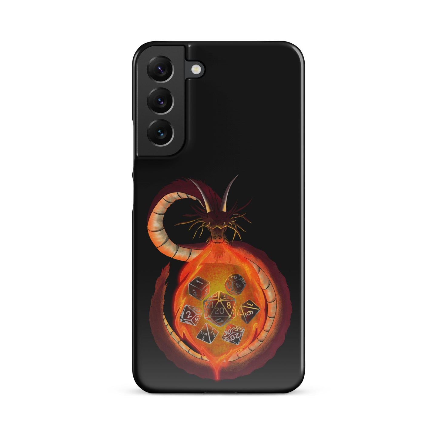 Dragon Forged Dice - Black Snap case for Samsung®