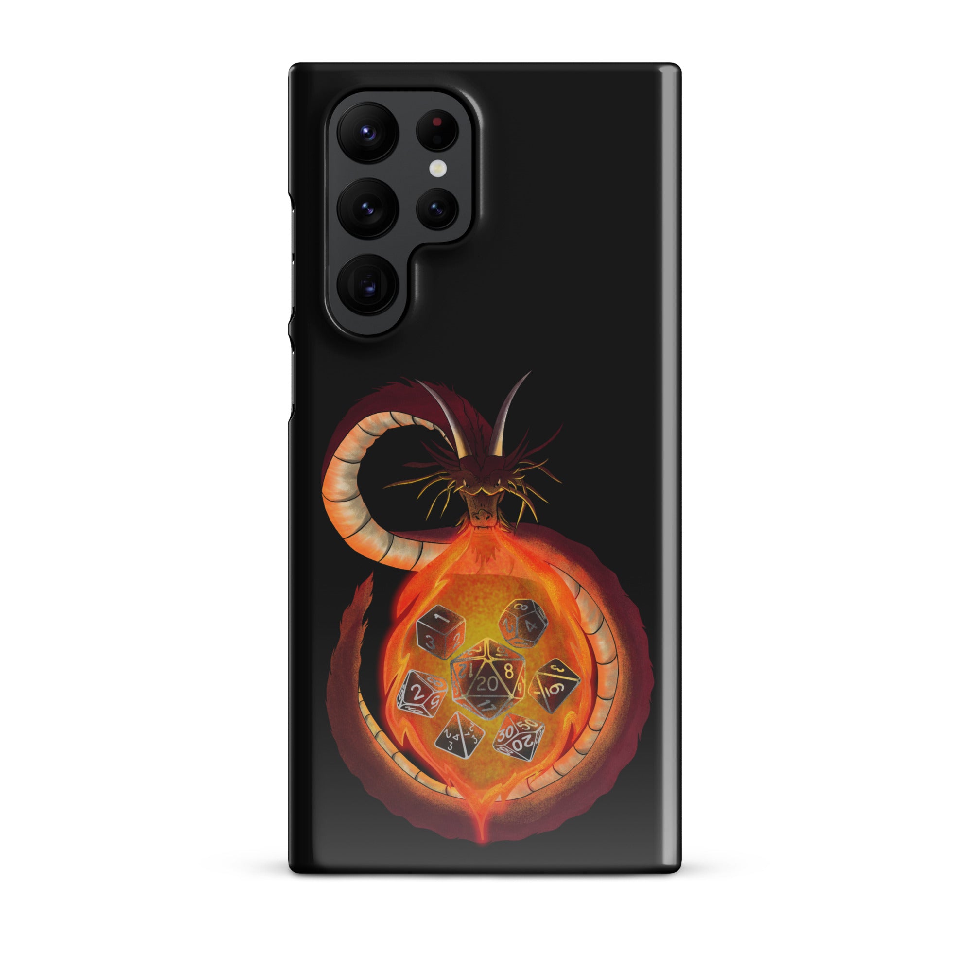 Dragon Forged Dice - Black Snap case for Samsung®