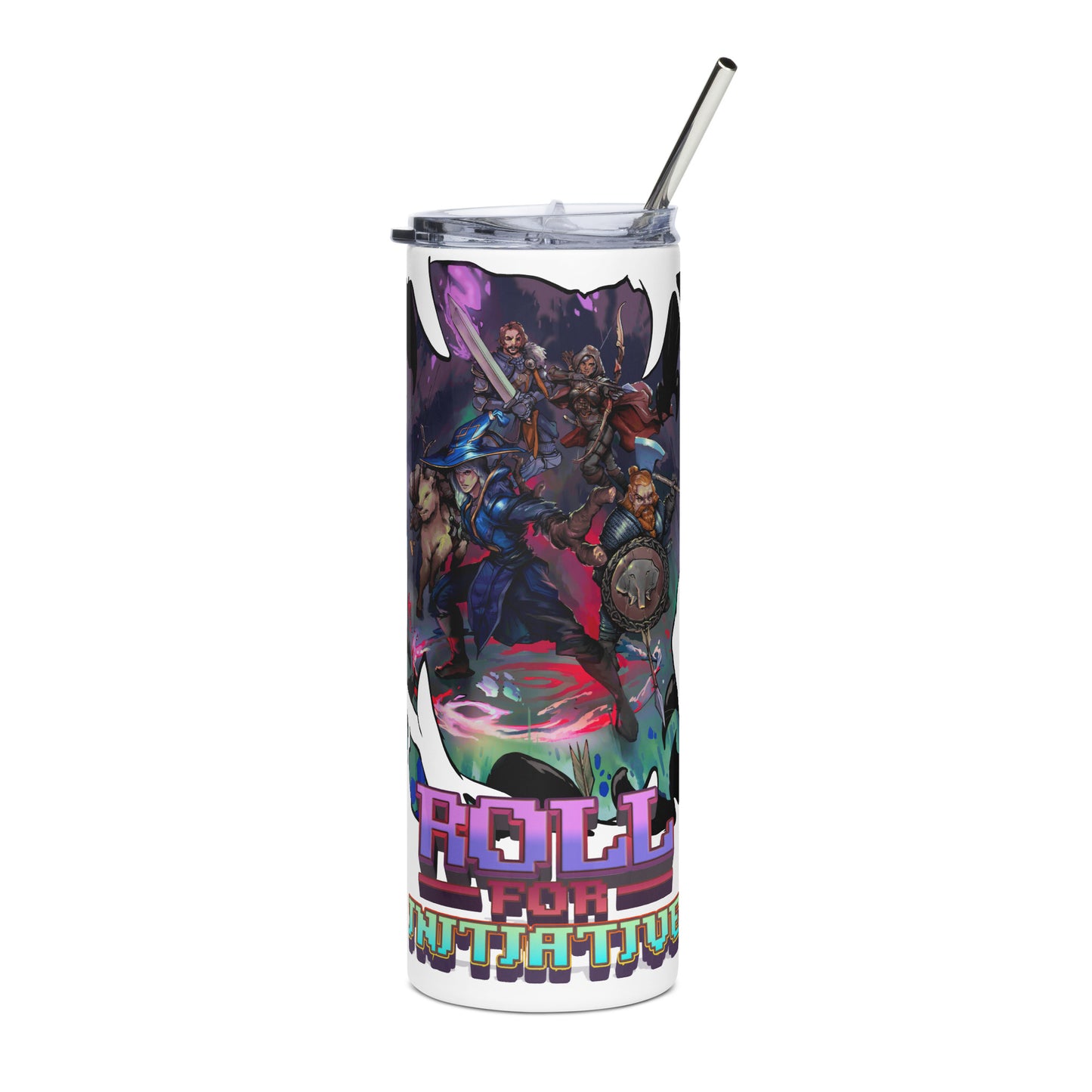 Roll For Initiative - Stainless steel tumbler