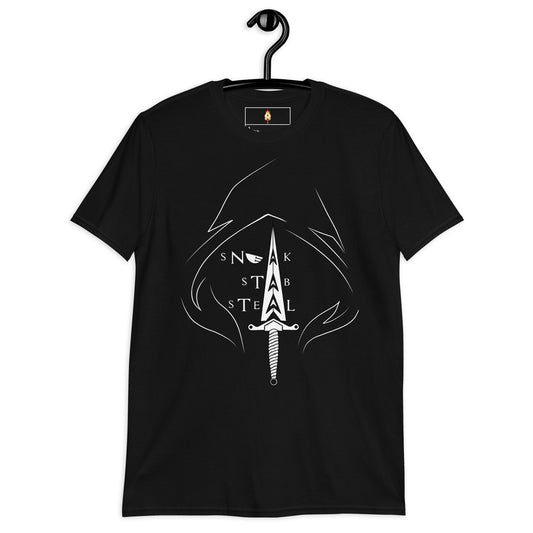 Sneak, Stab, Steal - Short-Sleeve Unisex T-Shirt