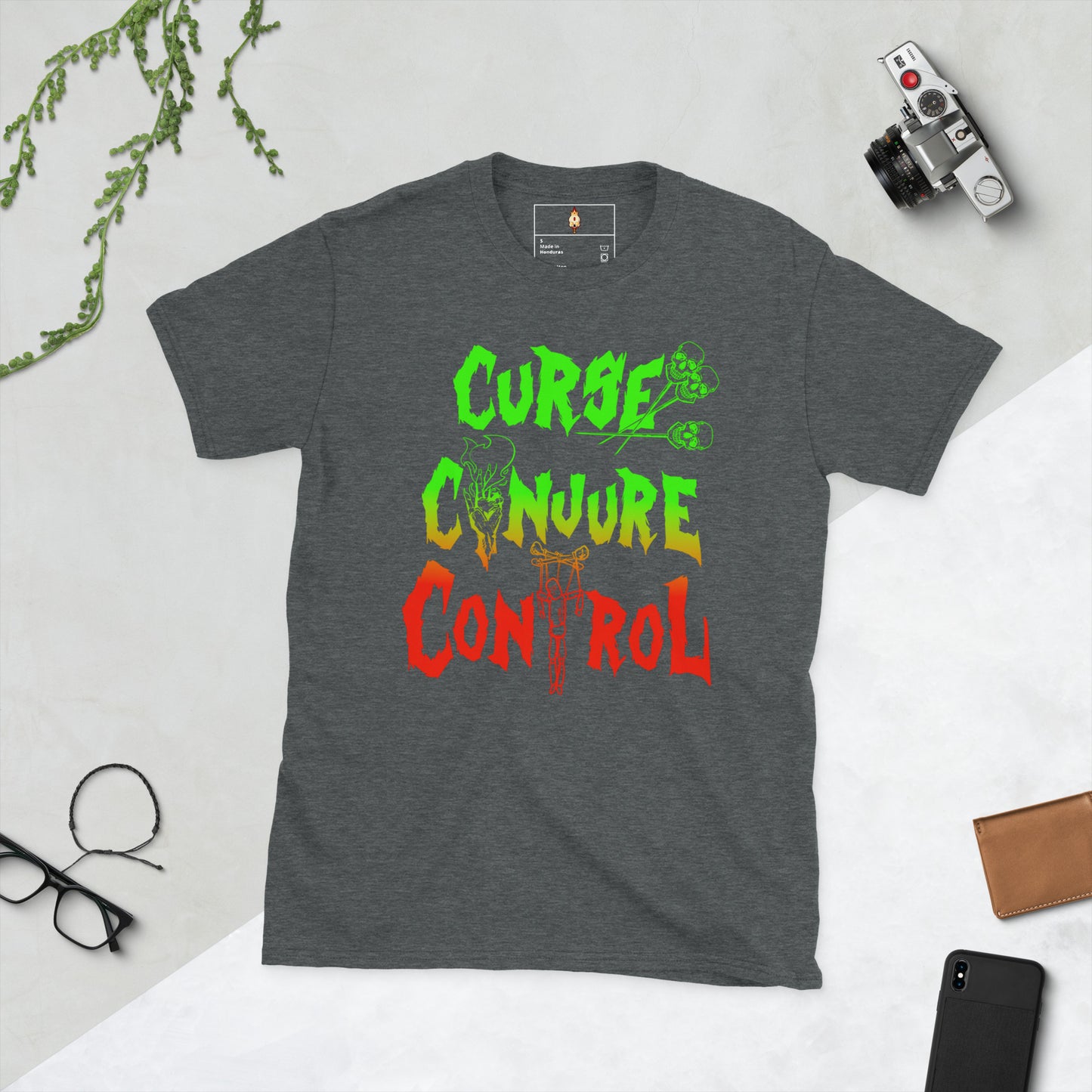 Curse, Conjure, Control - Short-Sleeve Unisex T-Shirt v2