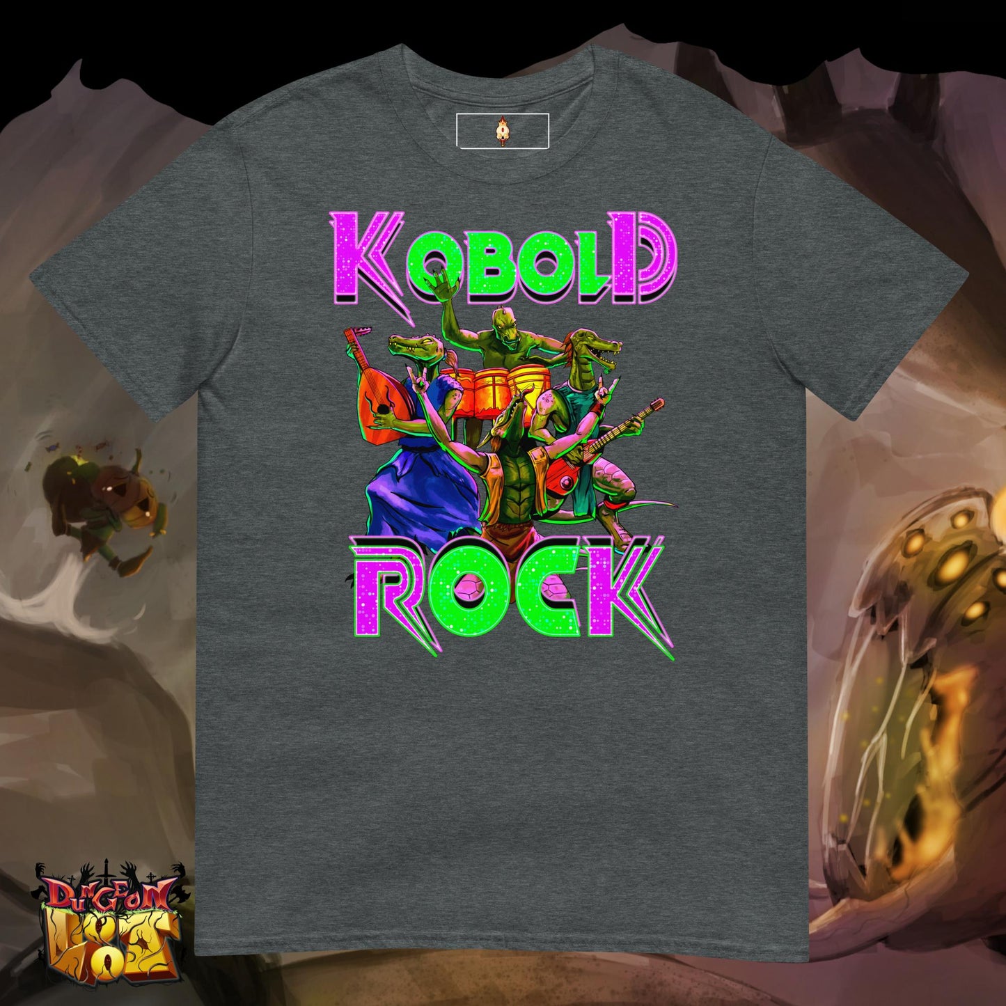 Kobold Rock (green text) - Short-Sleeve Unisex T-Shirt