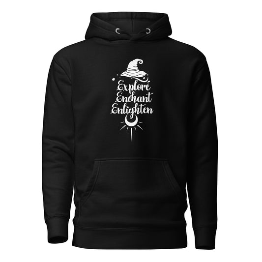 Explore, Enchant, Enlighten - Unisex Hoodie