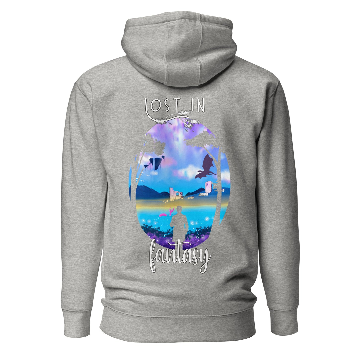 Lost In Fantasy - Unisex Hoodie (back design)