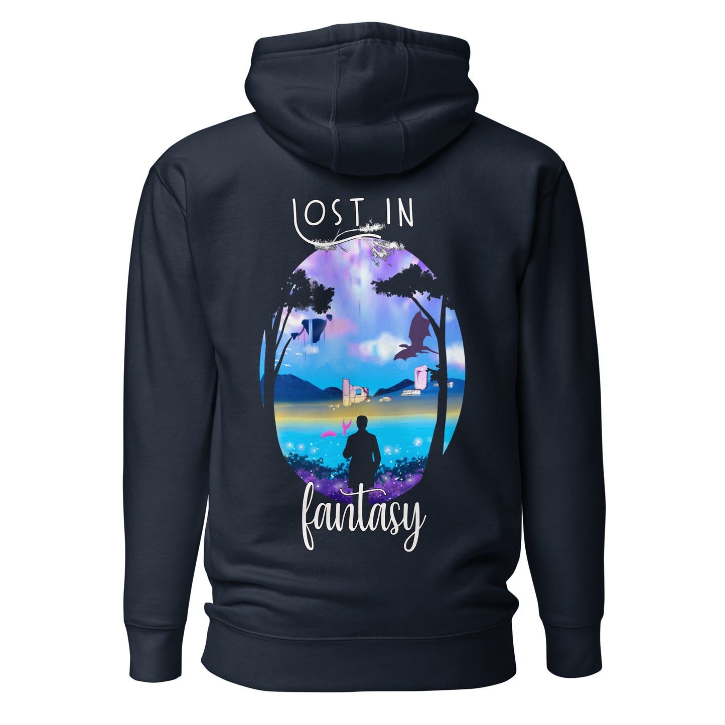 Lost In Fantasy - Unisex Hoodie (back design)