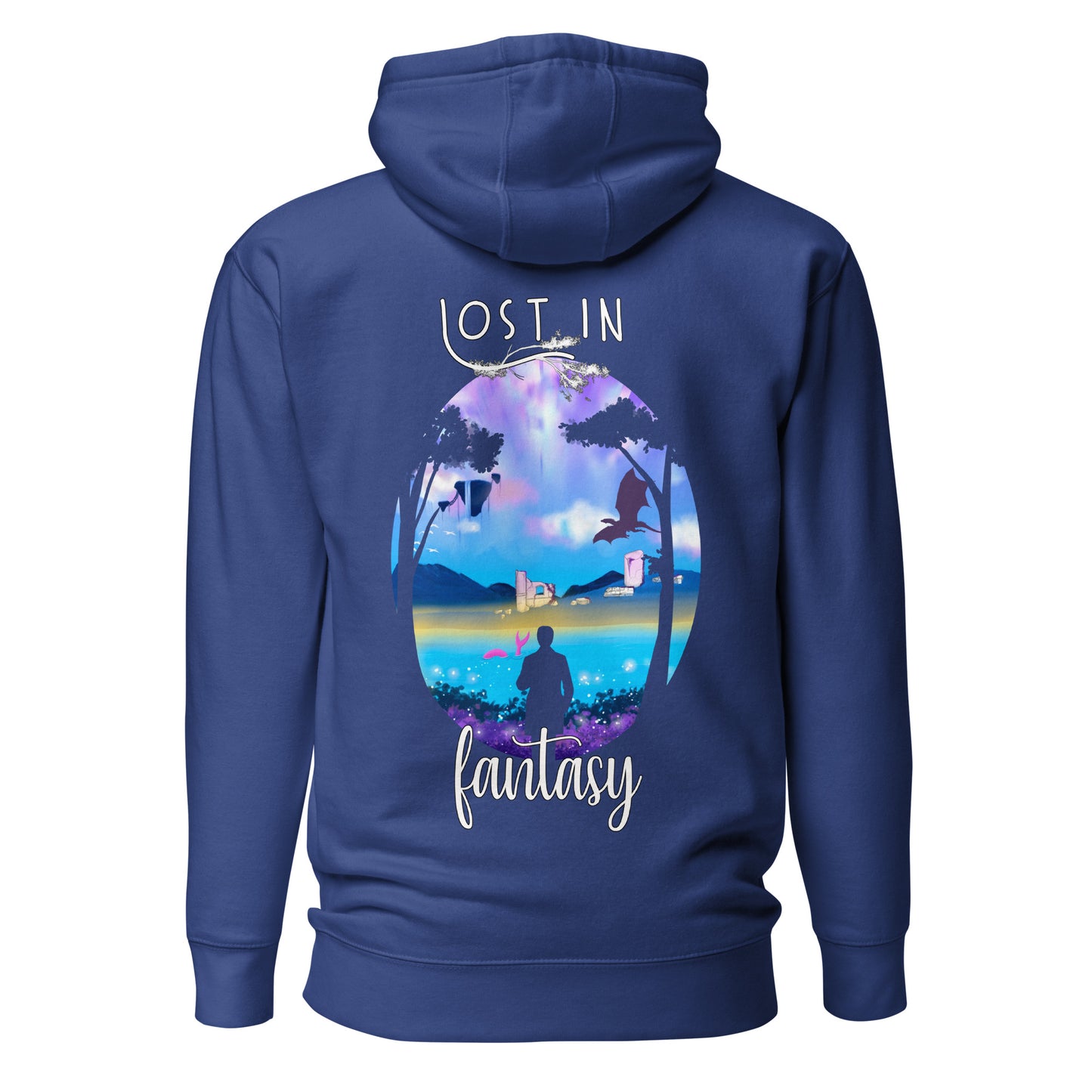 Lost In Fantasy - Unisex Hoodie (back design)