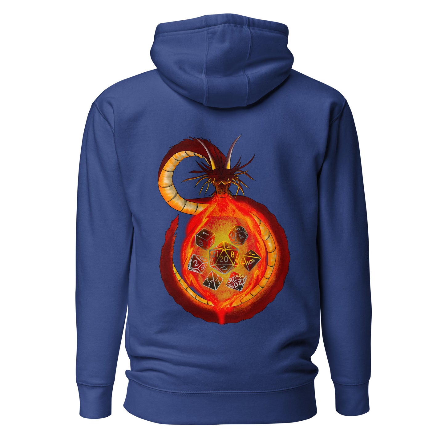 Dragon Forged Dice - Unisex Hoodie (back design)