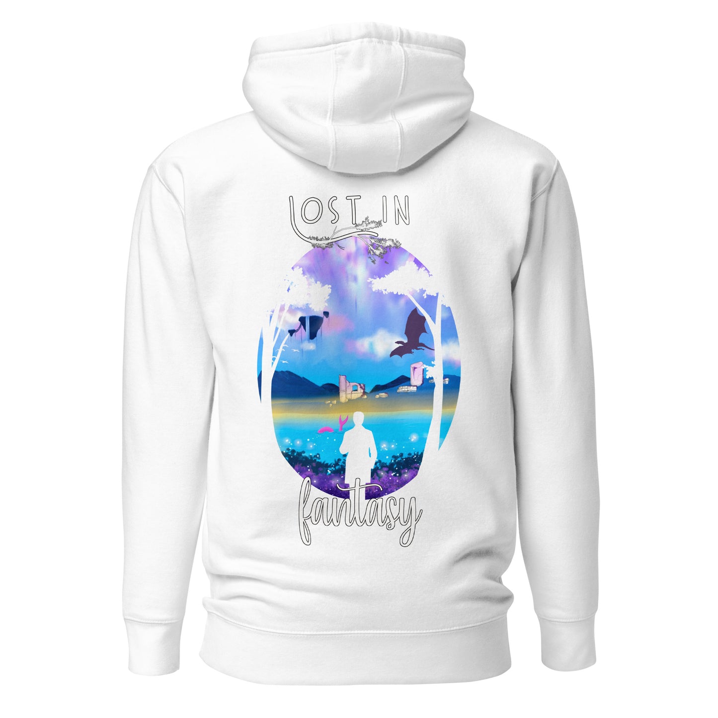 Lost In Fantasy - Unisex Hoodie (back design)