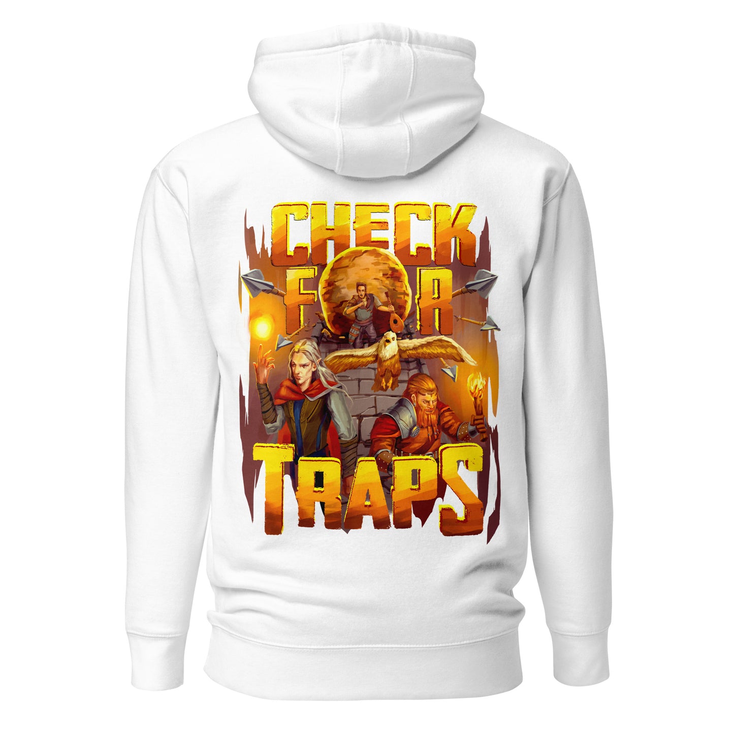 Check For Traps - Unisex Hoodie (back design)